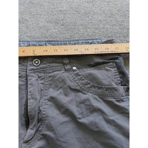Kuhl Resistor Lite Chino Shorts Mens Size 34 Gray Performance Hiking Outdoor - Picture 4 of 8